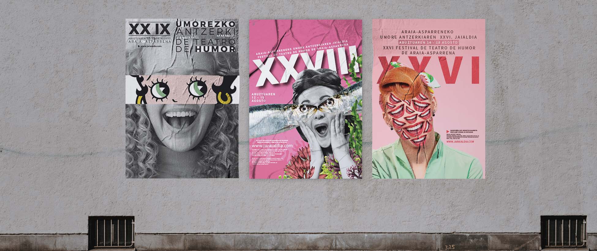 diseño de carteles para festivales, instituciones