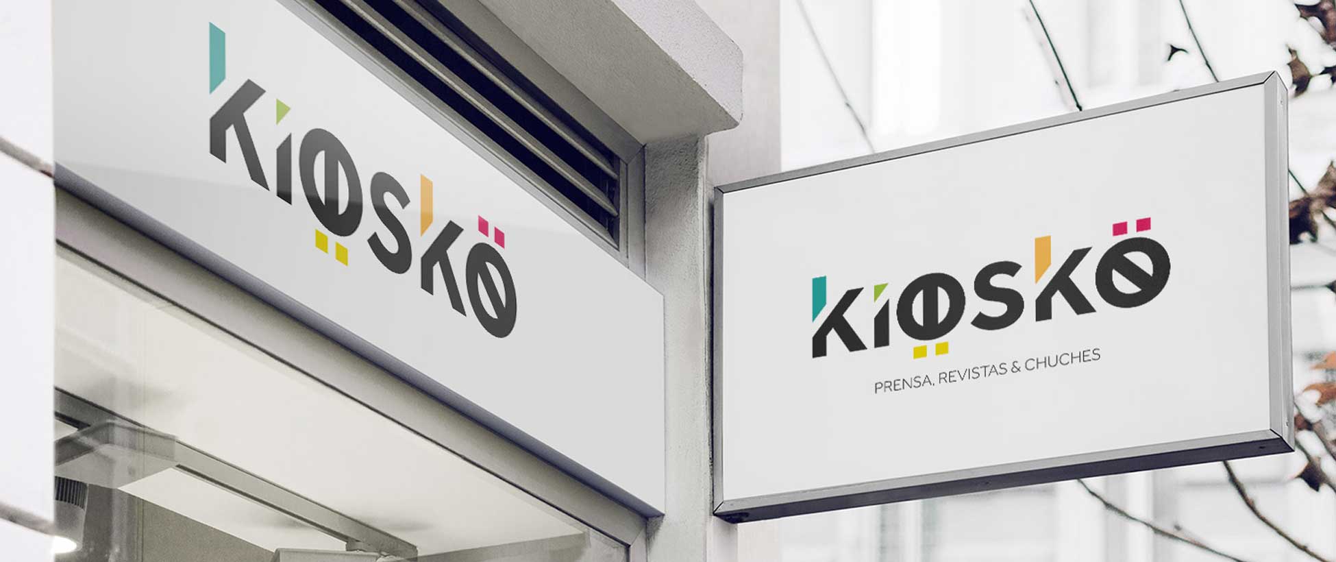 naiming, identidad visual e imagen de marca para Kiosko