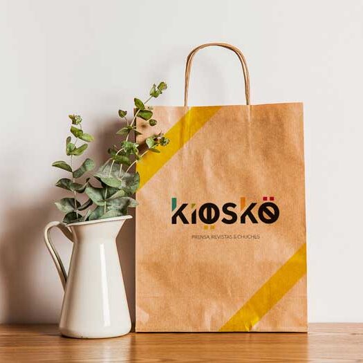 Naming, diseño de marca e indentidad visual para Kiosko.